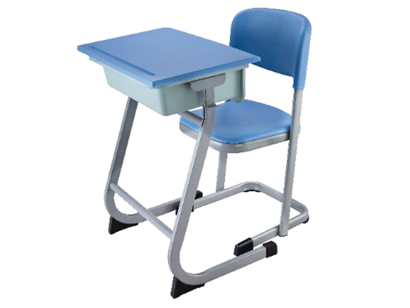 Wholesale school furniture plastic student reading table and chair