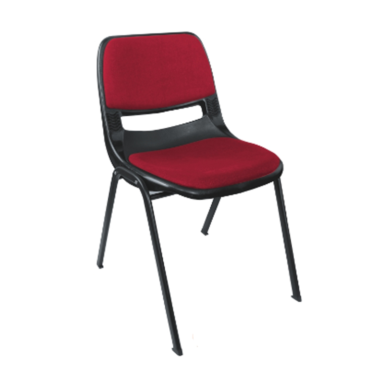New design office plastic mold chair with custhion seat