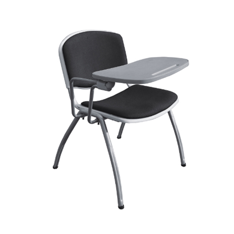 Hot selling modern stackable training chair with metal legs