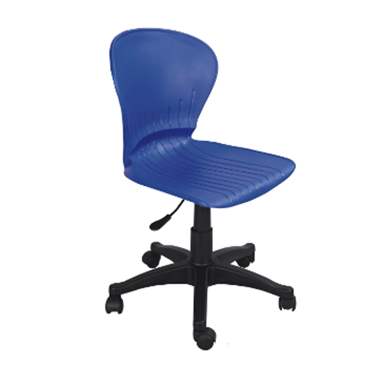 New design swivel office chair modern plastic seat with wheels