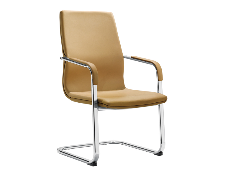 Wholesale comfortable visitor chair with metal leg