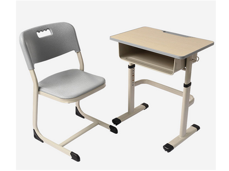 New school furniture single student table and chair