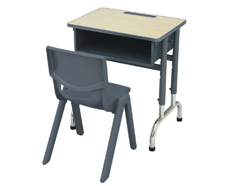 Modern school furniture singe school desk and chair