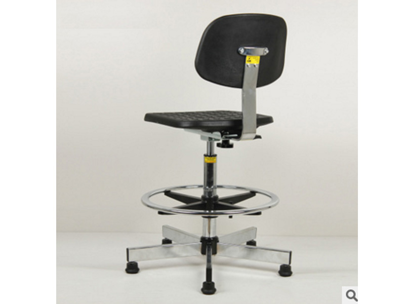 High quality polyurethane secretarial task chairs with glides