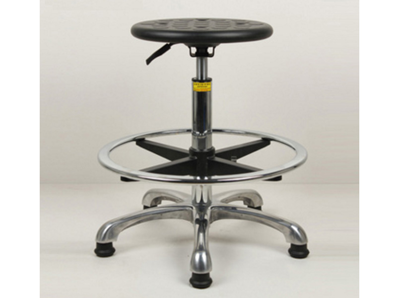 High quality polyurethane school lab stools with wheels